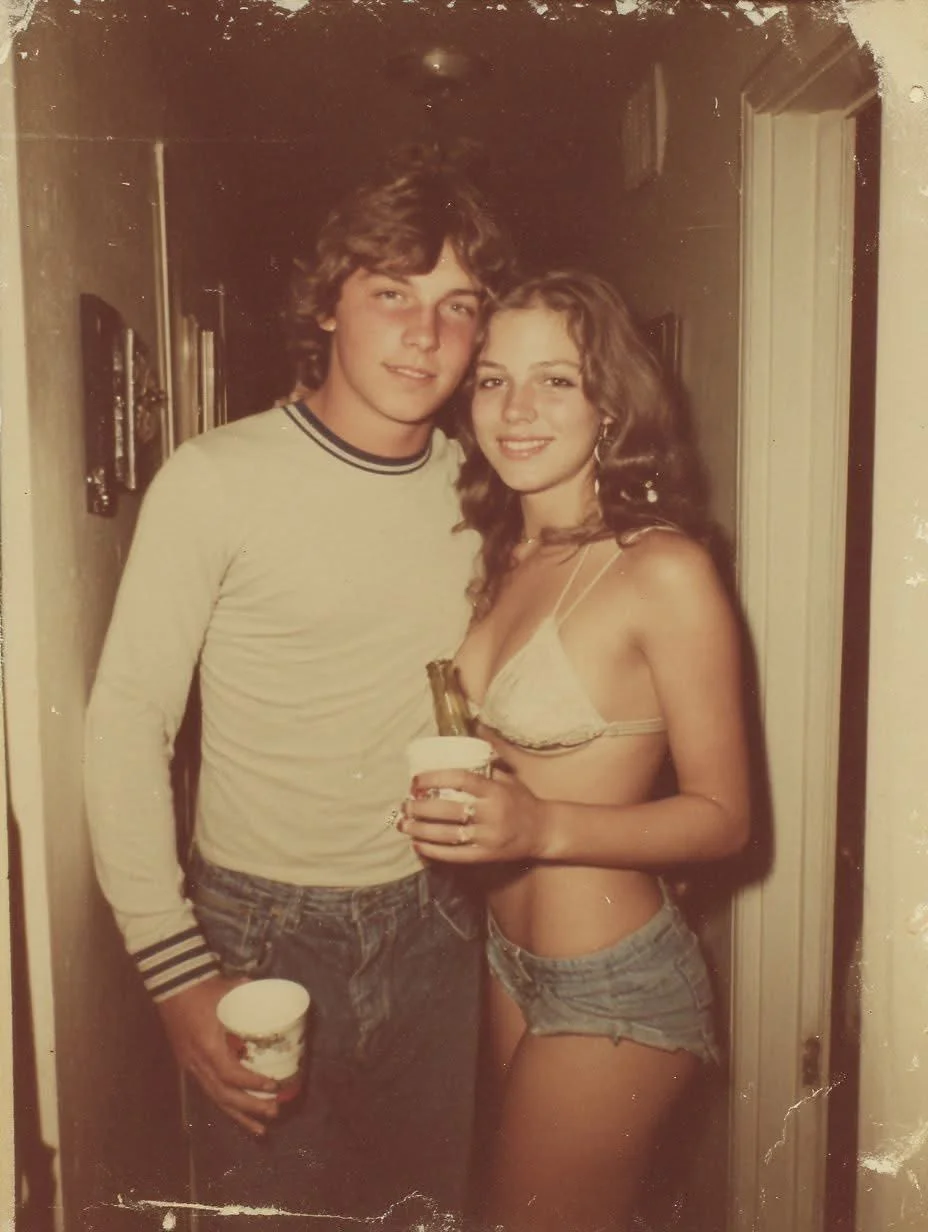 AI generated retro couple